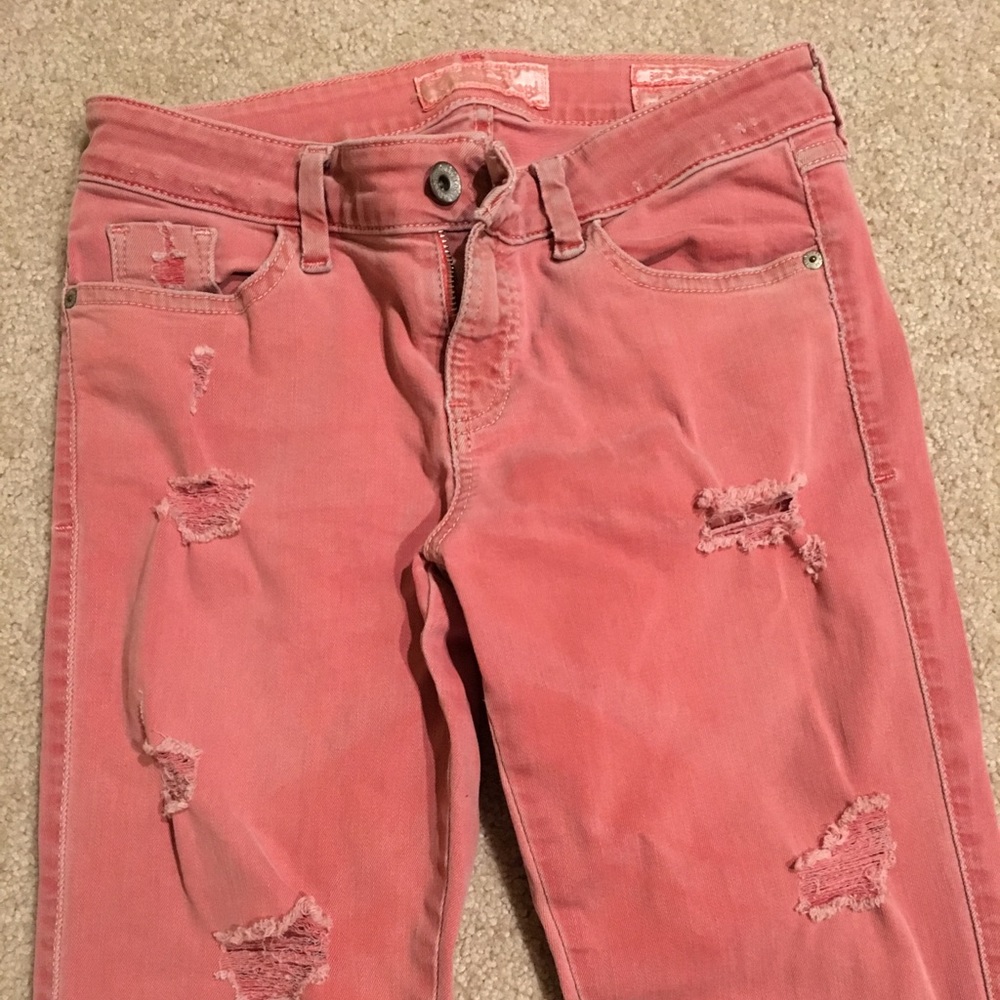 Guess Salmon Pink Jeans